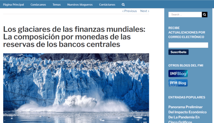 Los glaciares de las finanzas&nbsp;mundiales